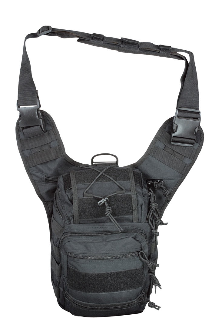 MFH Schulter Umhängetasche Deluxe Schwarz